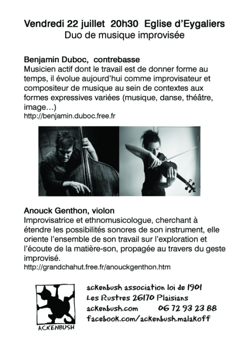 Flyer 22 juillet verso