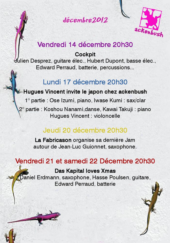 Decembre 2012 blog